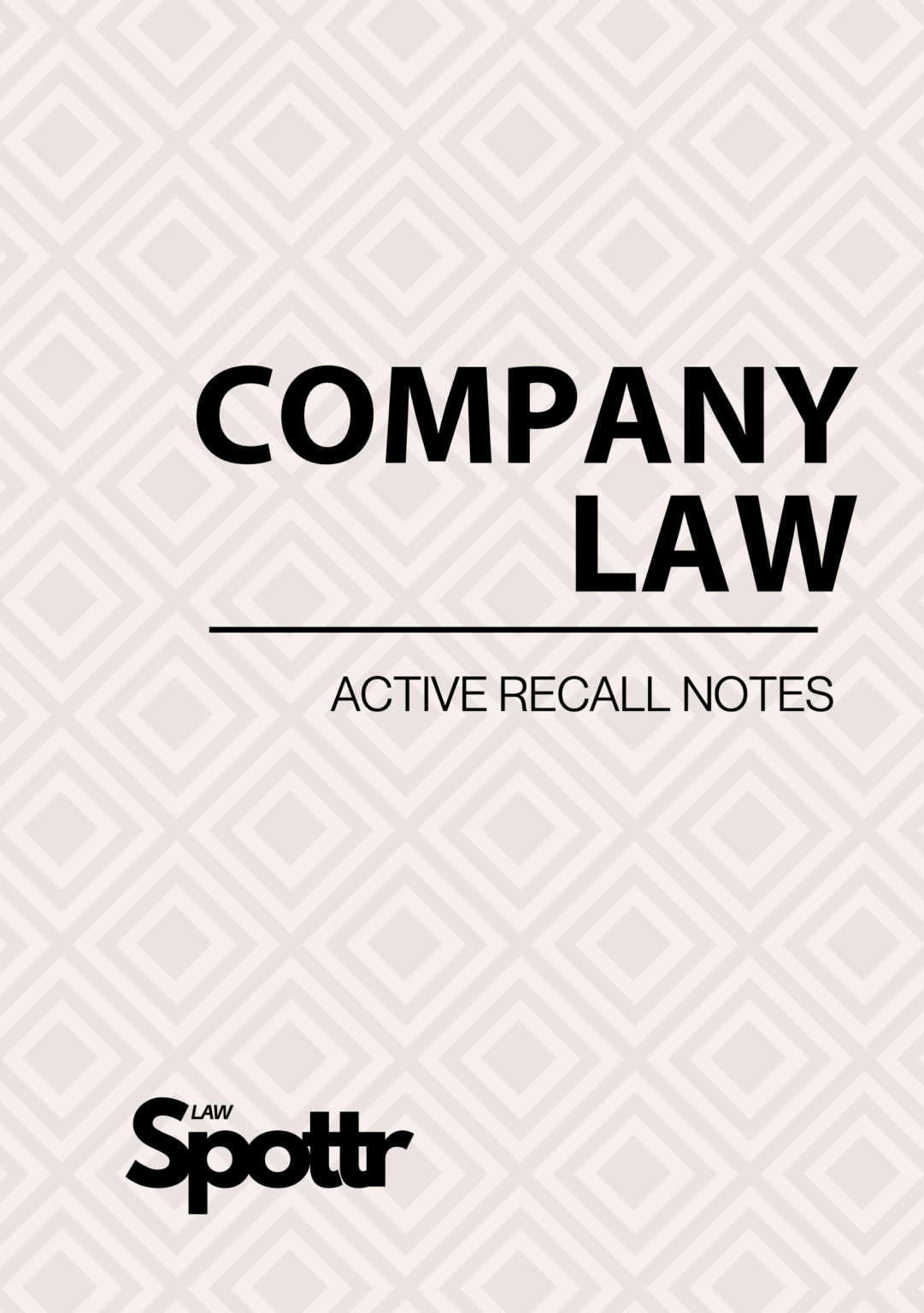 Company Law Active Recall Notes